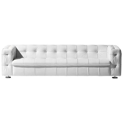 Customizable RH-306 Large Tufted Leather Chesterfield Sofa by Robert Haussmann For Sale at ...