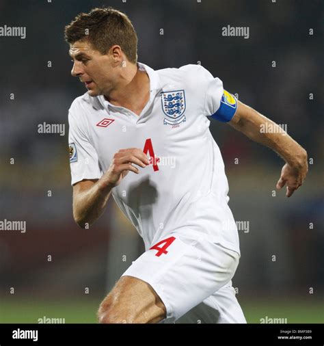 England team captain Steven Gerrard in action during a 2010 FIFA World ...