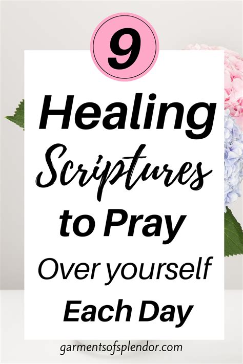 Nine healing scriptures to pray and declare – Artofit