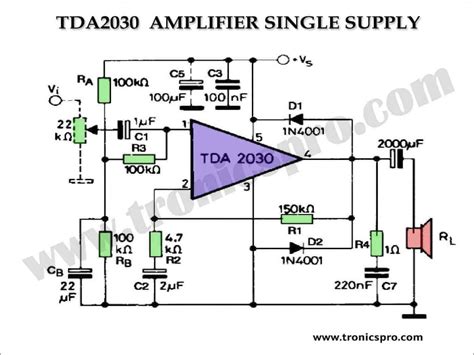 TDA2030 Datasheet Audio Amplifier Circuits Pinout, 51% OFF
