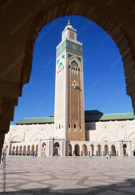 Casablanca, Morocco, Hassan II Mosque. The mosque is the main ...