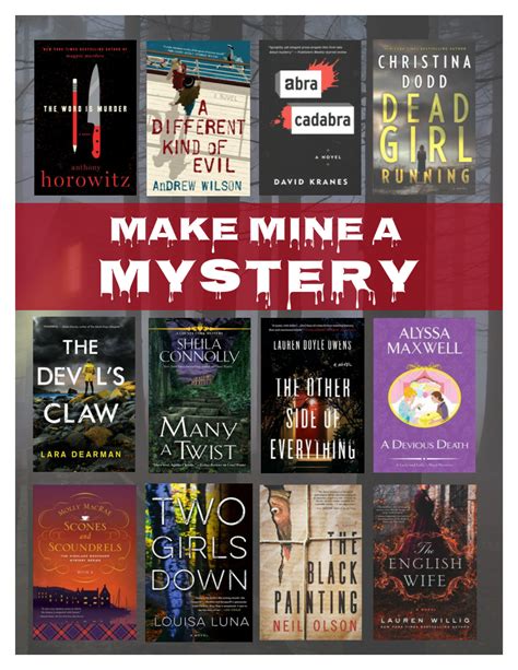 Mystery Books for #MysteryMonth | Book suggestions, Mystery books, What ...