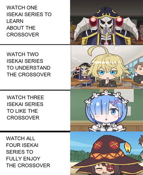 just to watch isekai quartet : r/Animemes