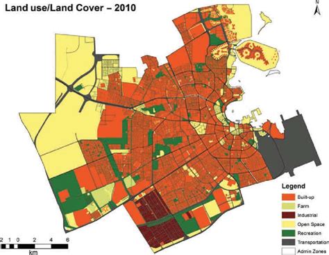 Land use/land cover types in 2010. | Download Scientific Diagram