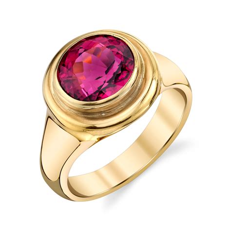 Pink Tourmaline Ring – Palladium Fine Jewelry