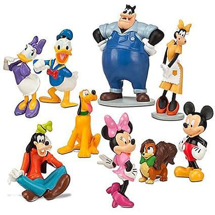 Disney Mickey Mouse Clubhouse Bath Toy Play Set 6 Pc - ToyWalls