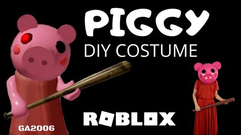 ROBLOX PIGGY DIY HEAD AND COSTUME | ROBLOX PIGGY IN REAL LIFE - YouTube