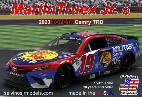 Martin Truex Jr 2023 NASCAR Toyota Camry TRD Race Car (Patriotic) 1/24 ...