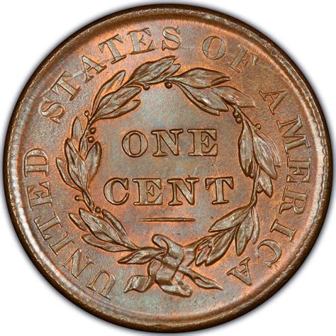 One Cent 1837 Young Head, Coin from United States - Online Coin Club