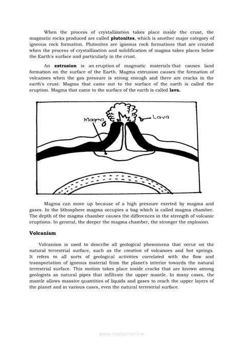 Earth Science Quarter 2 – Module 3: Endogenic Processes: Plutonism and Volcanism | SHS Modules