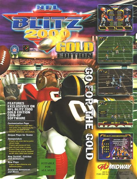 NFL Blitz 2000: Gold Edition | Nfl blitz, Arcade, Football games