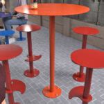 Spectrum Round Bar Table - Draffin Street Furniture