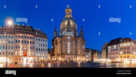 Frauenkirche at night in Dresden, Germany Stock Photo - Alamy