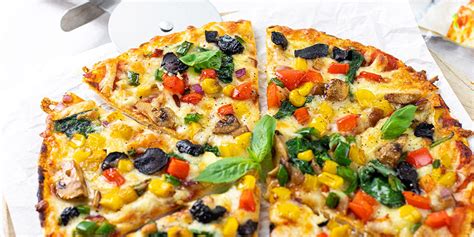 Veggie Supreme Pizza | Low Calorie Vegetarian Pizza Recipes – Lo-Dough