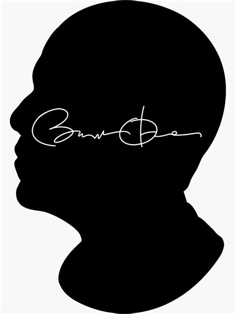 "BARACK OBAMA Signature Silhouette" Sticker for Sale by abbieoverbey | Redbubble