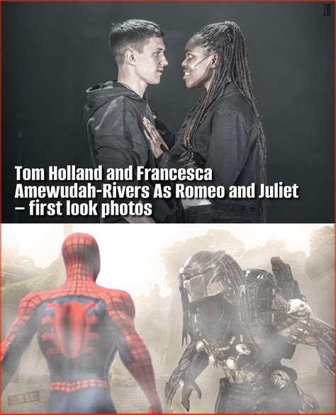 Spiderman vs. Predator | Tom Holland and Francesca Amewudah-Rivers "Romeo & Juliet" Faceoff ...