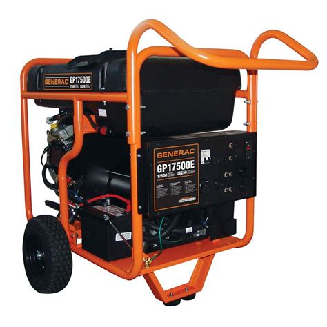 Generac 17,500-Watt Gasoline Powered Electric Start Portable Generator-5735 - The Home Depot