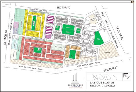 Layout Plan of Noida Sector-71 HD Map - Ecotech Industry [Industrial Solutions]