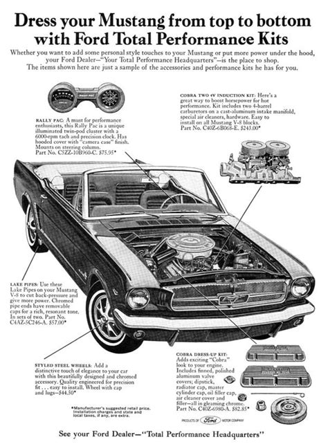 Used 1965 Ford Mustang Parts