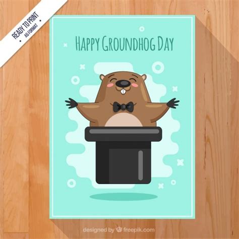 Groundhog Day Cards Free Printable