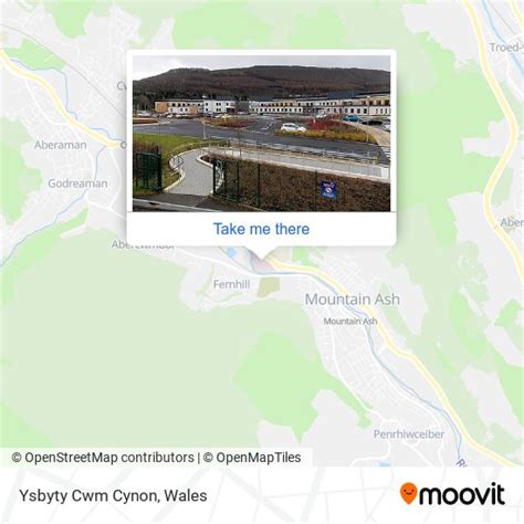 How to get to Ysbyty Cwm Cynon in Rhondda Cynon Taf by bus or train?