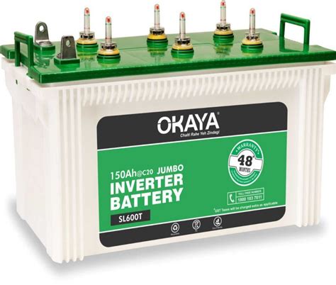 Okaya SL600T 150AH Jumbo Tubular Battery Price