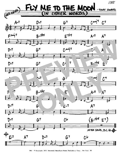 Fly Me To The Moon (In Other Words) | Sheet Music Direct