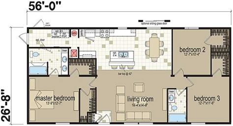 Examples of Three Bedroom Modular Home Floor Plans | Legendary Homes Inc.