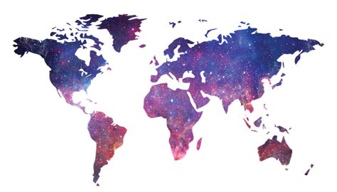 Galaxy World Map Of The · Free image on Pixabay