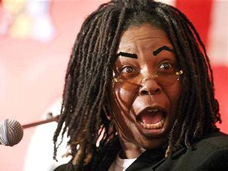 MANGLE JANGLES' CIRCUS: Whoopi Goldberg w/ Eyebrows