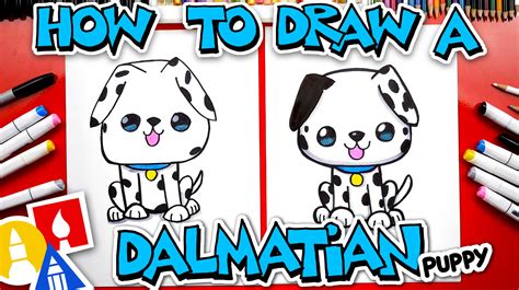 How To Draw A Cartoon Dalmatian Puppy – NBKomputer