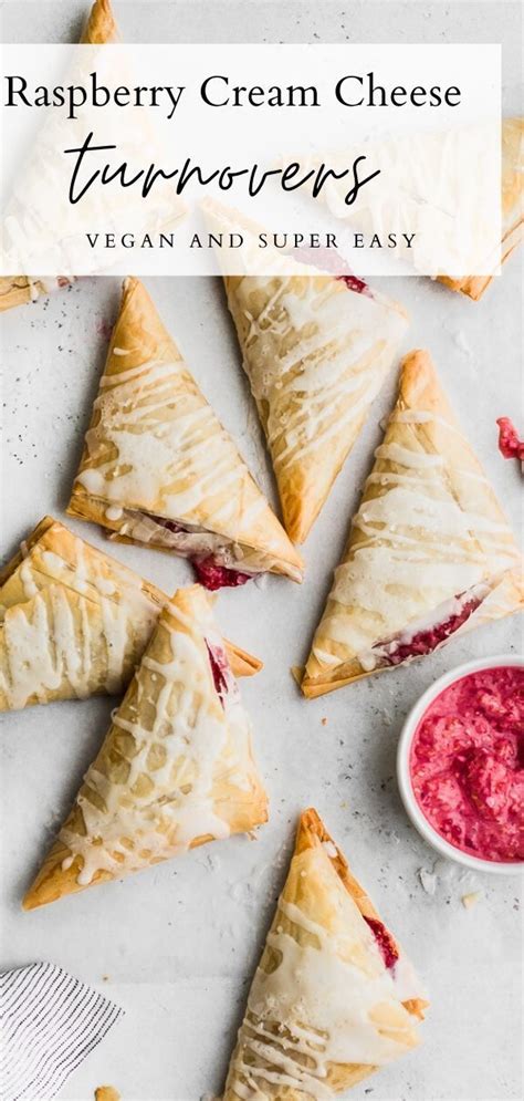 Super easy and delicious vegan raspberry phyllo dough turnovers. You ...