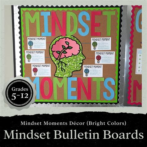 Growth Mindset Bulletin Board: Mindset Moments - The SuperHERO Teacher