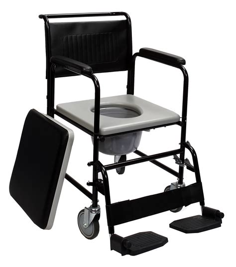 Buy PANACEA Commode Wheelchair with Detachable Arm & Foot. With 5" Castor wheel AI-2031 Online ...