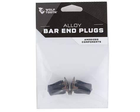 Wolf Tooth Components Alloy Bar End Plugs (Espresso) - Performance Bicycle