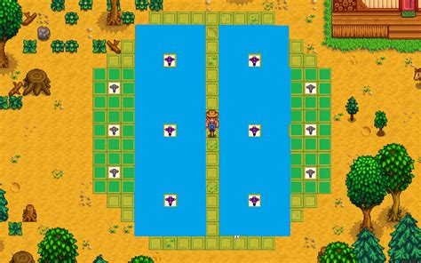 Stardew Valley sprinkler layout | Ideias de jogos, Layout de fazenda, Olhos desenho