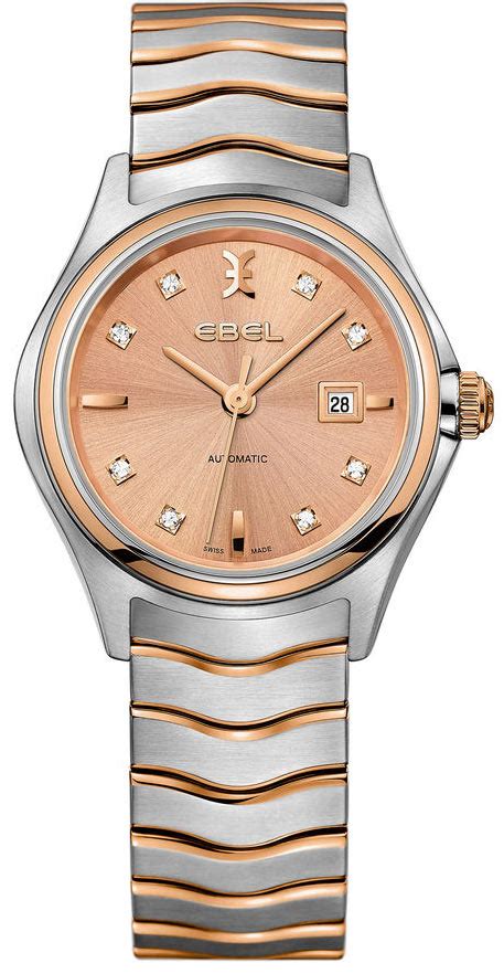 Buy this new Ebel Ebel Wave Automatic 30mm 1216328 ladies watch for the discount price of £1,695 ...