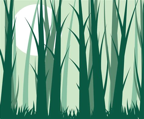 Forest Background Vector at GetDrawings | Free download