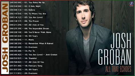 Josh Groban Best Songs Of Playlist 2021 - Josh Groban Greatest Hits ...