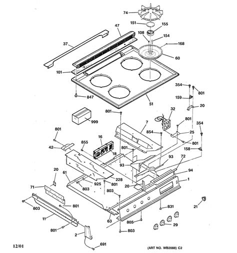 Ge Profile Gas Range Parts Diagram | Reviewmotors.co