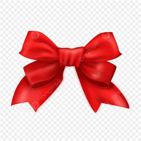 Red Ribbon Bow Clipart Transparent PNG Hd, Christmas Ribbon Bow Red Bow ...