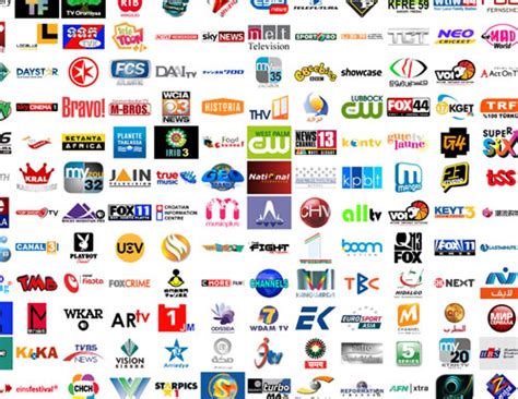 Massive collection of TV channel logos