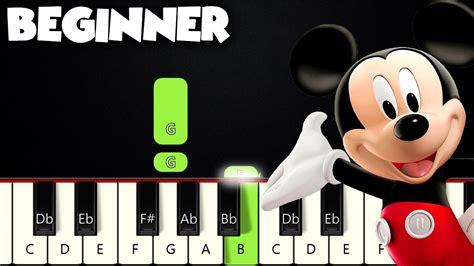 Mickey Mouse Clubhouse - Hot Dog Dance | BEGINNER PIANO TUTORIAL + SHEET MUSIC by Betacustic ...