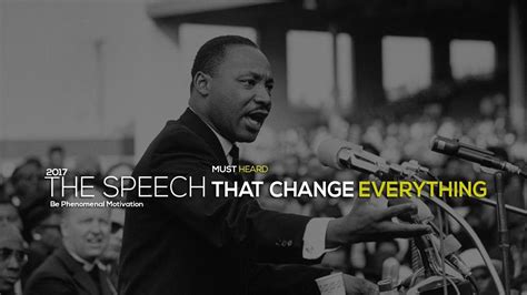 Martin Luther King - Inspirational Speech {Be Phenomenal Motivation ...