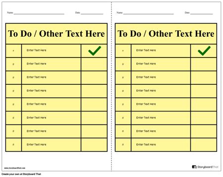 Blank Checklist Template | Create Checklist Templates