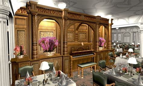 Titanic 1st Class Jacobean-style Dining Saloon | Titanic, Luxury ...