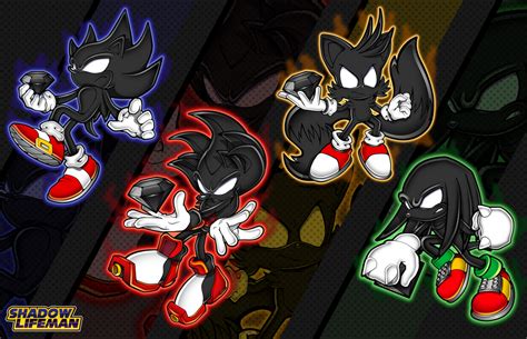 Sonic - Dark Forms by ShadowLifeman on DeviantArt