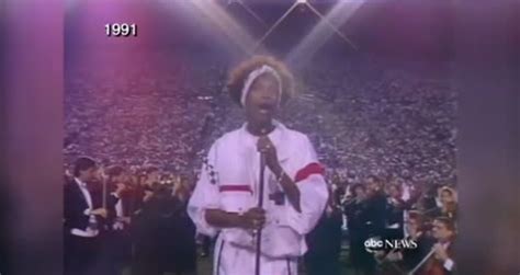 Whitney Houston National Anthem Super Bowl 1991 - Videos - Metatube