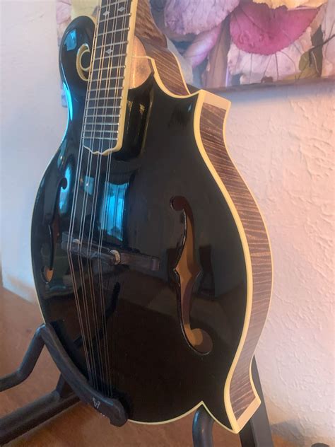 NEW PRICE: Weber Black Ice F-Style Mandolin - Mandolins, Instruments For Sale - Montana Lutherie