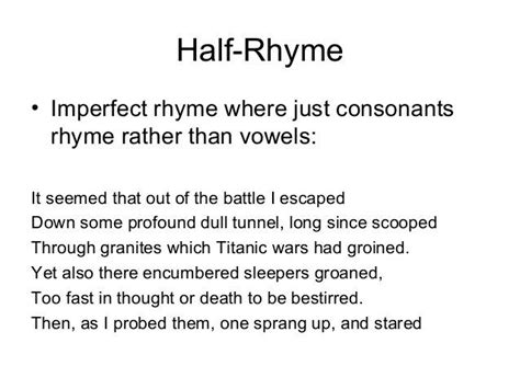 Half-Rhyme | Writing poetry, Rhymes, Im not perfect